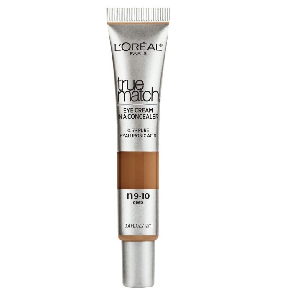 LOreal Paris True Match Eye Cream in a Concealer N9-10 Deep Hyaluronic Acid